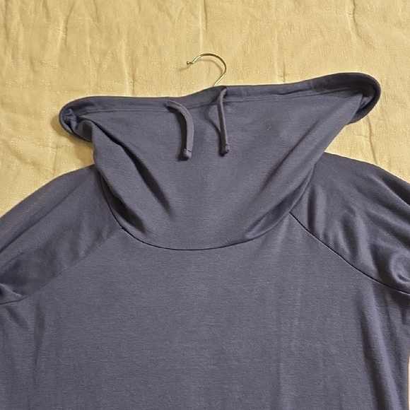 GAIAM Women's Relaxed Cowl Neck Sweatshirt in Purple - Picture 11 of 13